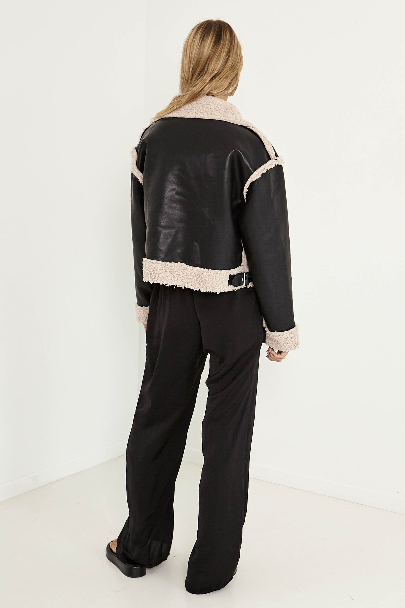 Duglam® - Billie Aviator Jacket Black Chic