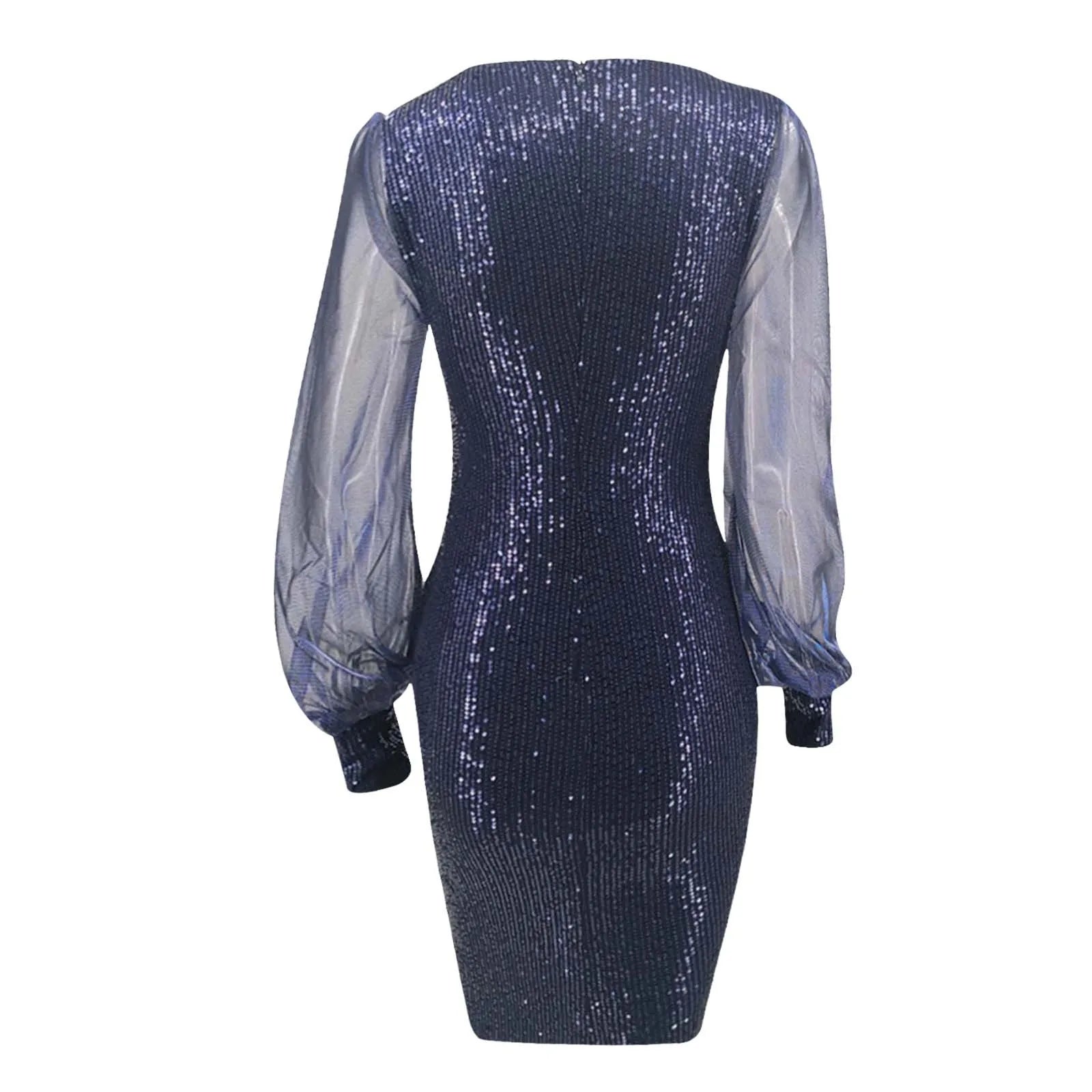 Women'S Sexy Mesh Stitching Sequins Hip Wrapped Casual Dress Dresses For Women 202cheap Dresses And Free Shipping платье женское